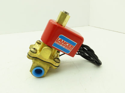 Skinner Lancer 2LB1HBG3125 Brass Solenoid Valve 2-Way NO 12VAC 125 PSI 3/8" NPT