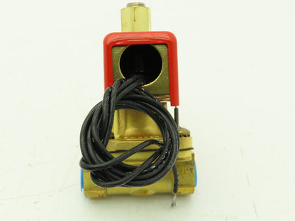 Skinner Lancer 2LB1HBG3125 Brass Solenoid Valve 2-Way NO 12VAC 125 PSI 3/8" NPT