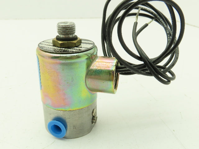 Honeywell Skinner V5D10180CTB Solenoid Valve 3-Way NC 120V 150 PSI 1/8" NPT