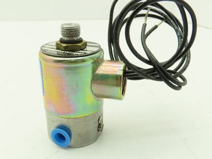 Honeywell Skinner V5D10180CTB Solenoid Valve 3-Way NC 120V 150 PSI 1/8" NPT