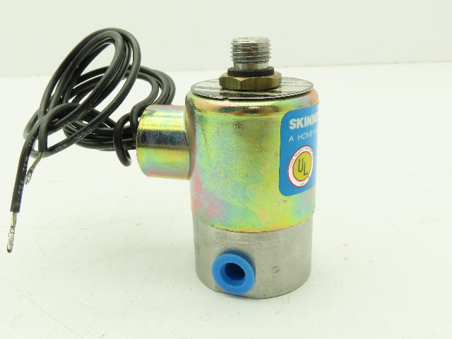 Honeywell Skinner V5D10180CTB Solenoid Valve 3-Way NC 120V 150 PSI 1/8" NPT