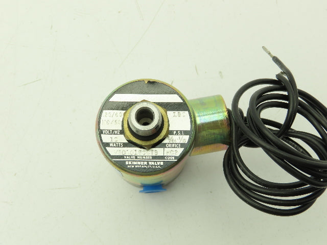 Honeywell Skinner V5D10180CTB Solenoid Valve 3-Way NC 120V 150 PSI 1/8" NPT