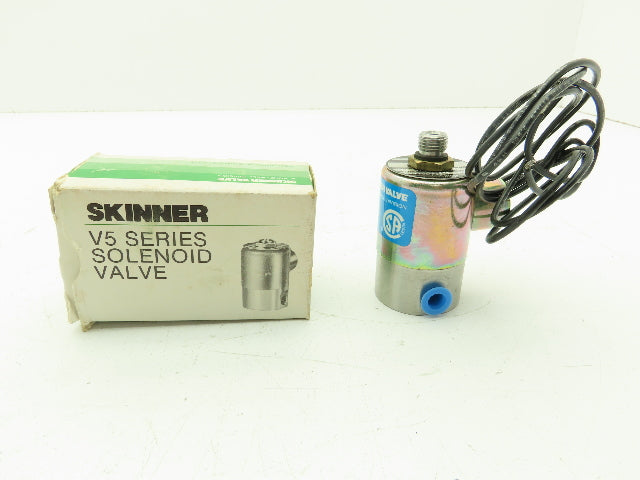 Honeywell Skinner V5D10180CTB Solenoid Valve 3-Way NC 120V 150 PSI 1/8" NPT