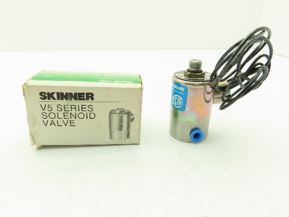 Honeywell Skinner V5D10180CTB Solenoid Valve 3-Way NC 120V 150 PSI 1/8" NPT