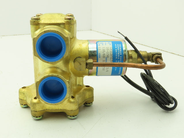 Honeywell Skinner LP3LB5150 Solenoid Valve 3-Way NC 120V NO L Series 3/4" NPT