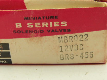 Honeywell Skinner MBR022 Solenoid Valve 3-Way 12VDC 150 PSI B Series