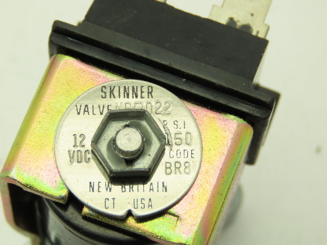 Honeywell Skinner MBR022 Solenoid Valve 3-Way 12VDC 150 PSI B Series