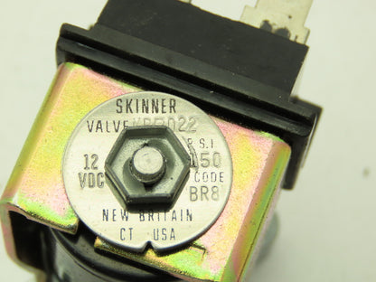 Honeywell Skinner MBR022 Solenoid Valve 3-Way 12VDC 150 PSI B Series