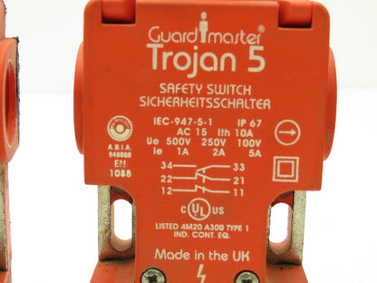 Allen Bradley Guardmaster Trojan 5  Universal Interlock Safety Switch  -Lot of 4