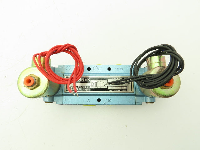 Honeywell Skinner S3RRJAL4 Solenoid Spool Valve 5-Way 3 Pos 120V 150 PSI 1/2"NPT