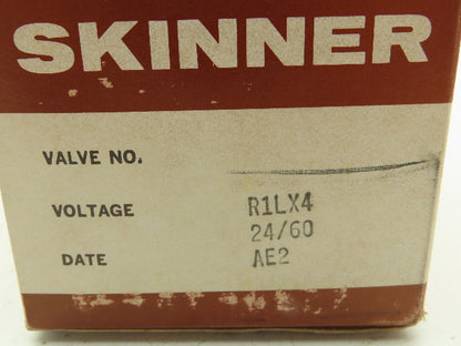 Honeywell Skinner R1LX4 Solenoid Valve 3-Way NO 24VAC 60Hz 5-150 PSI 1/4" NPT
