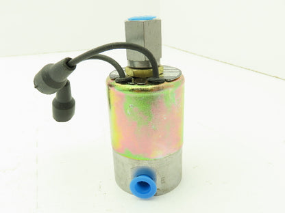 Honeywell Skinner V5R55870 Solenoid Valve 3-Way NO 12VDC 135 PSI 1/8" NPT