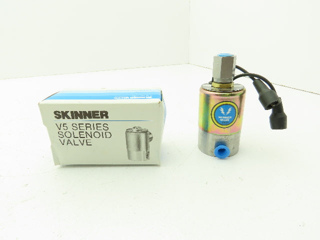 Honeywell Skinner V5R55870 Solenoid Valve 3-Way NO 12VDC 135 PSI 1/8" NPT
