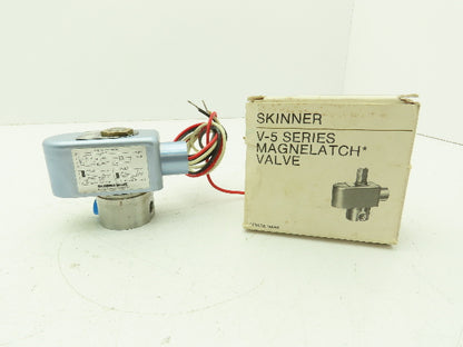 Honeywell Skinner V53ARMM1050 Solenoid Valve 3-Way NC 120V 50PSI 1/8NPT Latching