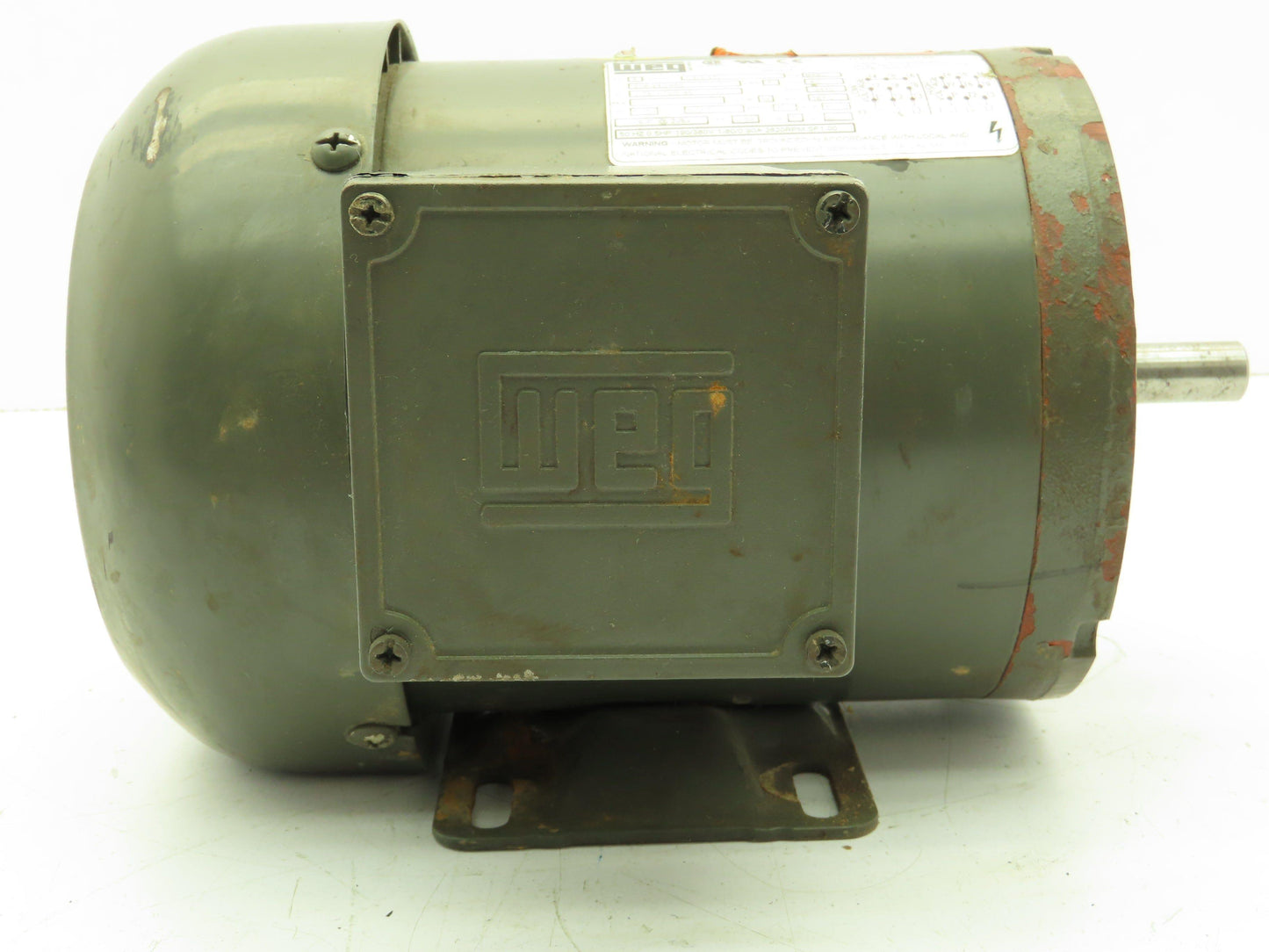 Weg 5036ES3EB56C Motor .5 Hp 3470 Rpm B56C Frame 208-230/460v 3ph
