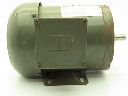 Weg 5036ES3EB56C Motor .5 Hp 3470 Rpm B56C Frame 208-230/460v 3ph