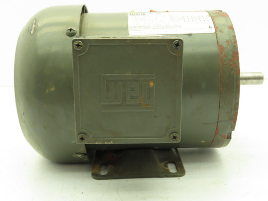 Weg 5036ES3EB56C Motor .5 Hp 3470 Rpm B56C Frame 208-230/460v 3ph