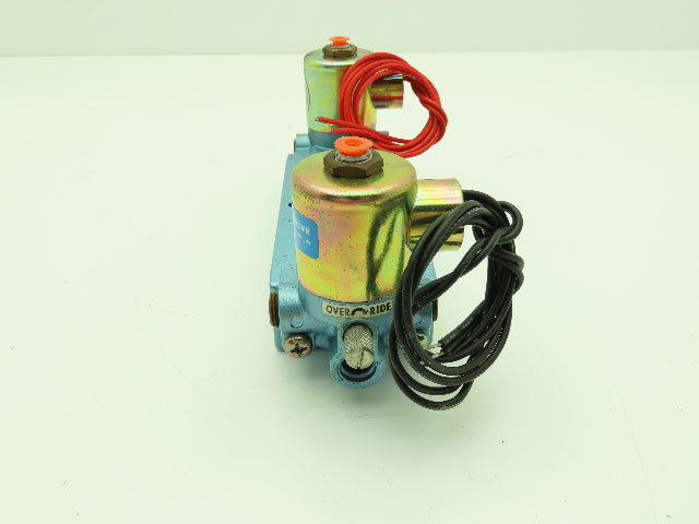 Honeywell Skinner S3RRJAL4 Solenoid Spool Valve 5-Way 3 Pos 120V 150 PSI 1/2"NPT