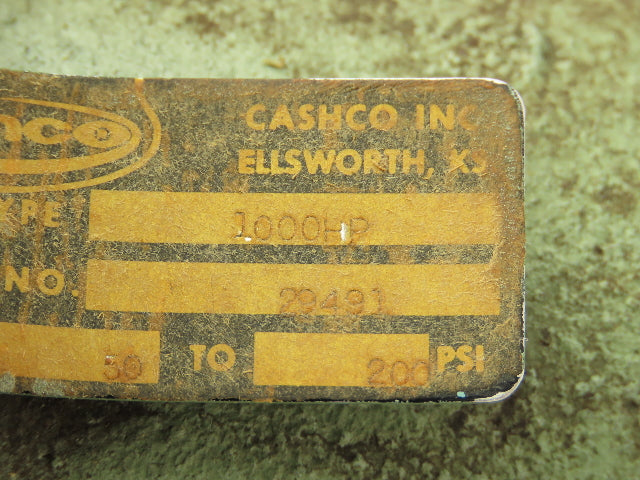 AW Cash Co 1000HP Pressure Reducing Regulator 3/4" NPT
