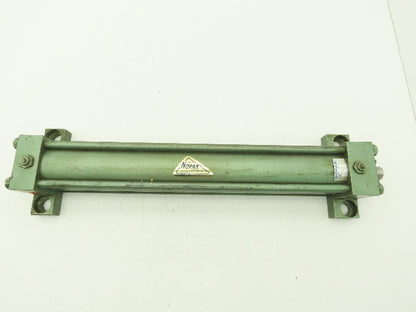 Nopak Pneumatic Air Cylinder 2.5" Bore 18" Stroke Side Port Foot Mount