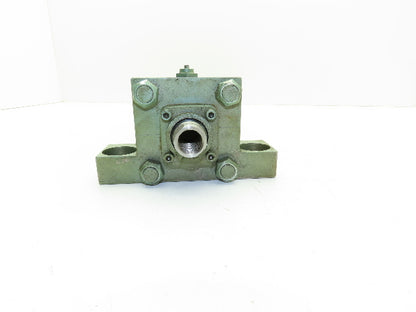 Nopak Pneumatic Air Cylinder 2.5" Bore 18" Stroke Side Port Foot Mount