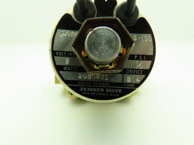 Honeywell Skinner LC2RX21 Brass Solenoid Valve 2-Way NC 24VDC 150 PSI 3/8" NPT