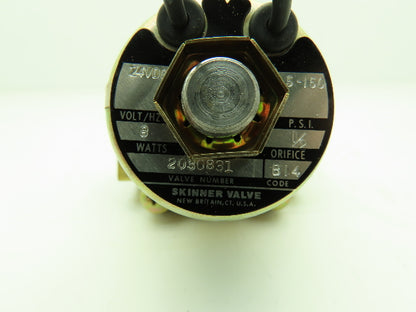 Honeywell Skinner LC2RX21 Brass Solenoid Valve 2-Way NC 24VDC 150 PSI 3/8" NPT