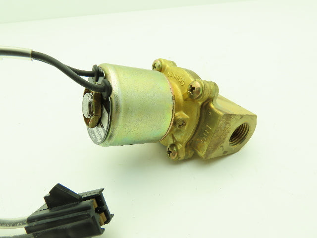 Honeywell Skinner LC2RX21 Brass Solenoid Valve 2-Way NC 24VDC 150 PSI 3/8" NPT