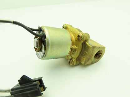 Honeywell Skinner LC2RX21 Brass Solenoid Valve 2-Way NC 24VDC 150 PSI 3/8" NPT
