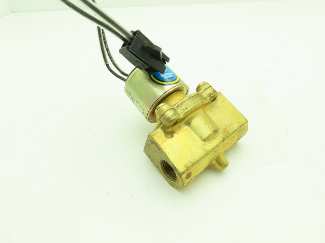 Honeywell Skinner LC2RX21 Brass Solenoid Valve 2-Way NC 24VDC 150 PSI 3/8" NPT