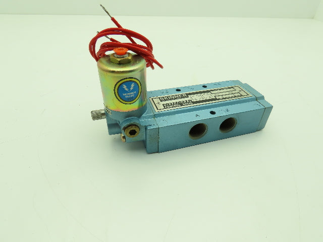 Honeywell Skinner S3ROABL4 Solenoid Spool Valve 5-Way 2 Pos 120V 150 PSI 1/2"NPT