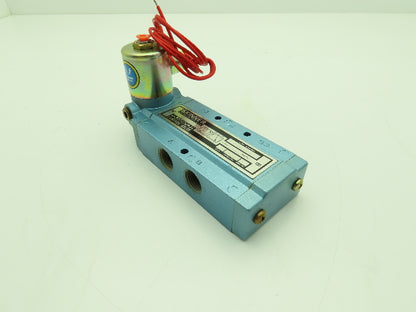 Honeywell Skinner S3ROABL4 Solenoid Spool Valve 5-Way 2 Pos 120V 150 PSI 1/2"NPT