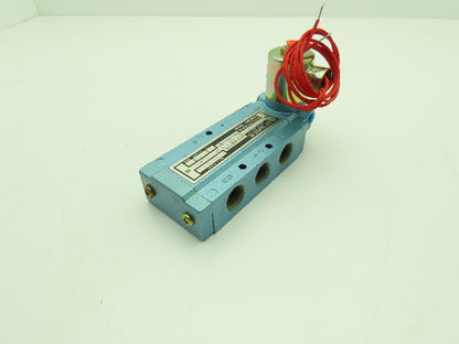 Honeywell Skinner S3ROABL4 Solenoid Spool Valve 5-Way 2 Pos 120V 150 PSI 1/2"NPT