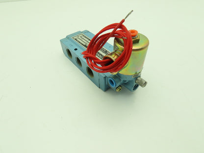 Honeywell Skinner S3ROABL4 Solenoid Spool Valve 5-Way 2 Pos 120V 150 PSI 1/2"NPT