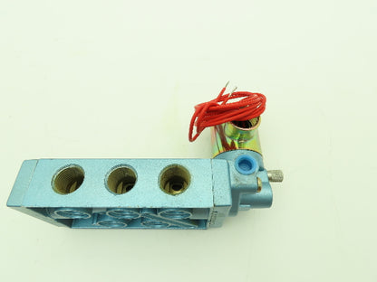 Honeywell Skinner S3ROABL4 Solenoid Spool Valve 5-Way 2 Pos 120V 150 PSI 1/2"NPT