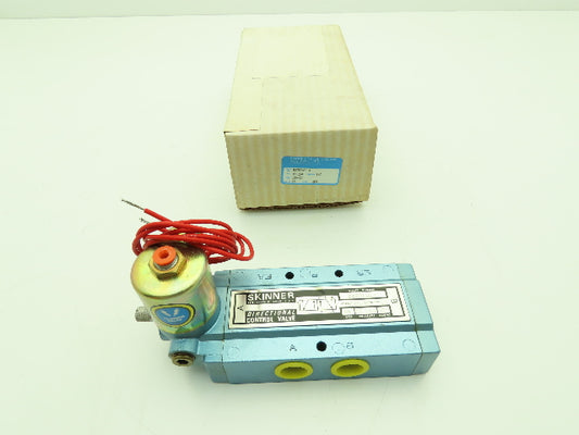 Honeywell Skinner S3ROABL4 Solenoid Spool Valve 5-Way 2 Pos 120V 150 PSI 1/2"NPT
