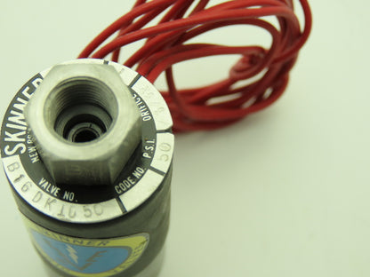 Honeywell Skinner B16DK1050 Solenoid Valve 3-Way NO 120V 50 PSI 1/8" NPT