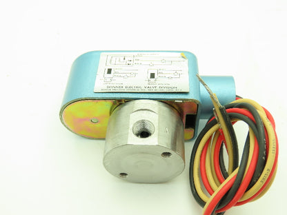 Honeywell Skinner V53ARMM1050 Solenoid Valve 3-Way NC 120V 50PSI 1/8NPT Latching