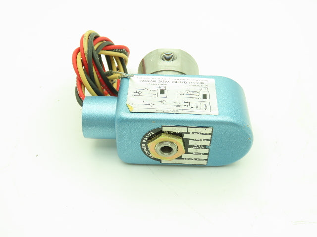 Honeywell Skinner V53ARMM1050 Solenoid Valve 3-Way NC 120V 50PSI 1/8NPT Latching