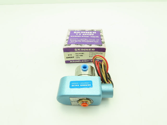 Honeywell Skinner V53ARMM1050 Solenoid Valve 3-Way NC 120V 50PSI 1/8NPT Latching