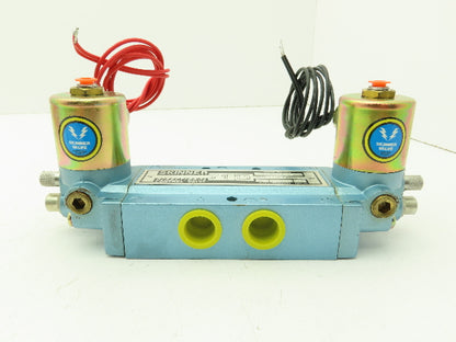 Honeywell Skinner S3RRGBL4 Solenoid Spool Valve 5-3-Way NC 120V 150 PSI 1/2" NPT