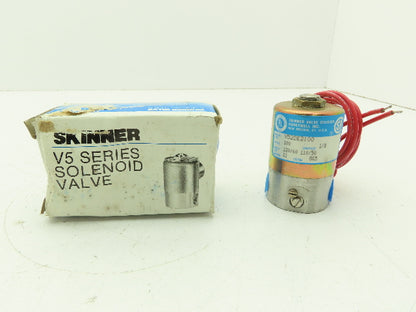 Honeywell Skinner V52DE2100 Solenoid Valve 2-Way NC 120V 100 PSI 1/8" NPT