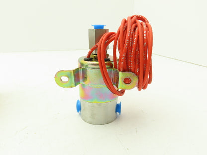 Honeywell Skinner V5L26495 Solenoid Valve 3-Way NO 100PSI 120V 1/8"NPT Over Ride