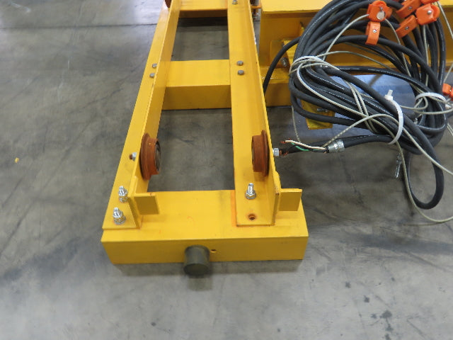 1/4 Ton 500 Lb Single Girder Underhung Bridge Crane 13' 5" Span