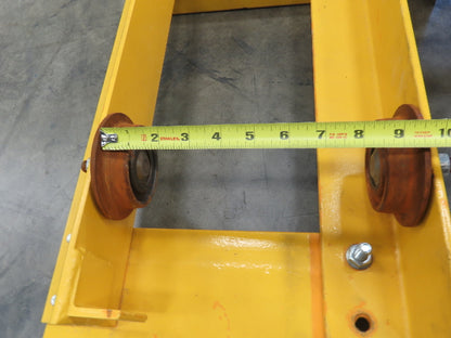 1/4 Ton 500 Lb Single Girder Underhung Bridge Crane 13' 5" Span