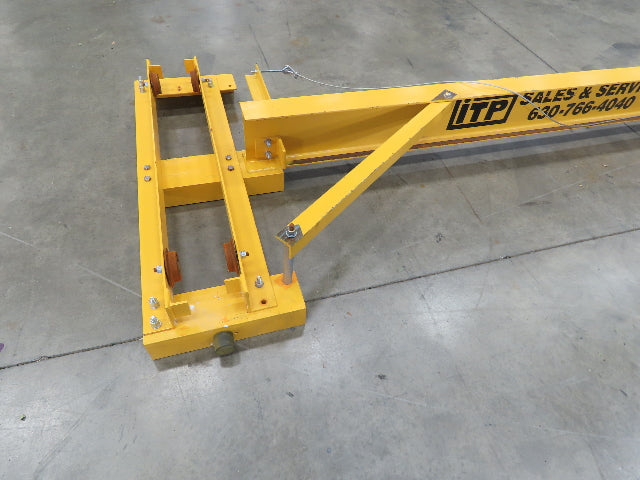 1/4 Ton 500 Lb Single Girder Underhung Bridge Crane 13' 5" Span