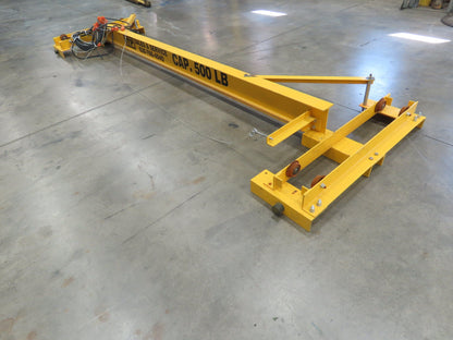 1/4 Ton 500 Lb Single Girder Underhung Bridge Crane 13' 5" Span