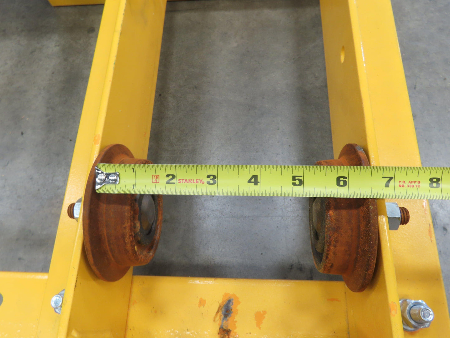 1/4 Ton 500 Lb Single Girder Underhung Bridge Crane 13' 5" Span