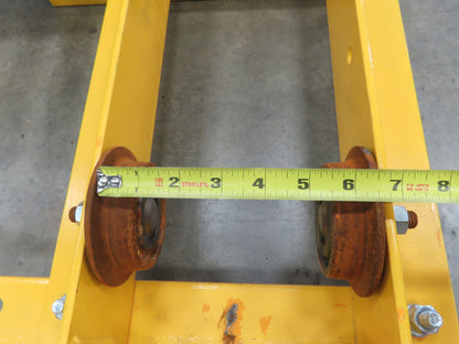 1/4 Ton 500 Lb Single Girder Underhung Bridge Crane 13' 5" Span