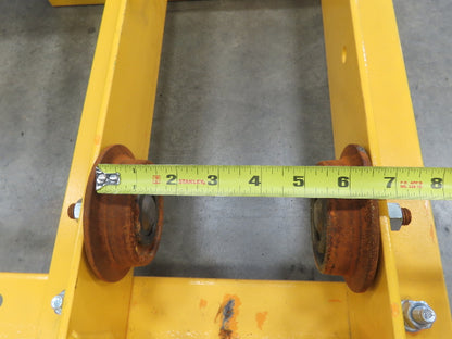 1/4 Ton 500 Lb Single Girder Underhung Bridge Crane 13' 5" Span